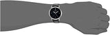 Fossil The Minimalist Carbon Series Black Dial Black Leather Strap Watch for Men - FS5497 Buy Now By Fossil