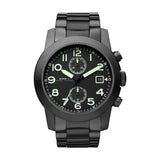 Marc Jacobs Larry Chronograph Black Dial Black Steel Strap Watch for Men - MBM5032 Buy Now By Marc Jacobs