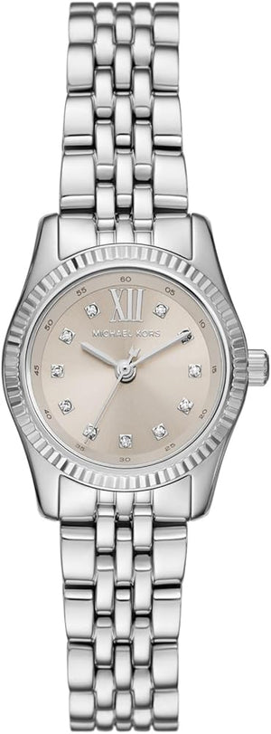 Michael Kors Lexington Three-Hand Silver Dial Silver Steel Strap Watch for Women - MK4843 Buy Now By Michael Kors
