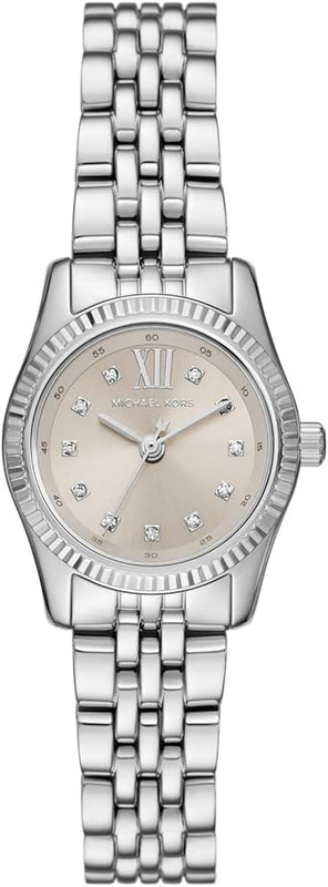 Michael Kors Lexington Three-Hand Silver Dial Silver Steel Strap Watch for Women - MK4843 Buy Now By Michael Kors