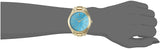 Michael Kors Slim Runway Blue Mother of Pearl Dial Gold Steel Strap Watch for Women - MK3492 Buy Now By Michael Kors