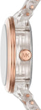 Michael Kors Runway Analog Crystals Rose Gold Dial Two Tone Steel Strap Watch for Women - MK7355 Buy Now By Michael Kors
