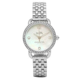 Coach Delancey Mother of Pearl Dial Silver Steel Strap Watch for Women - 14502477 Buy Now By Coach