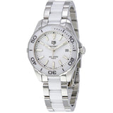 Tag Heuer Aquaracer Quartz White Dial Two Tone Steel Strap Watch Women - WAY131B.BA0914 Buy Now By Tag Heuer