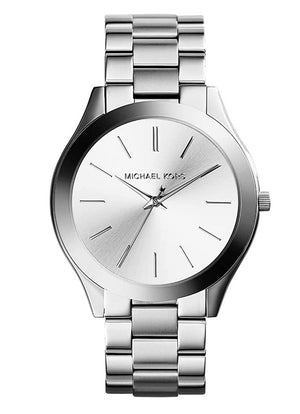 Michael Kors Slim Runway Silver Dial Silver Stainless Steel Strap Watch for Women - MK3178 Buy Now By Michael Kors