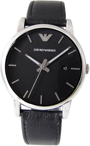 Emporio Armani Classic Quartz Black Dial Black Leather Strap Watch For Men - AR1692 Buy Now By Emporio Armani