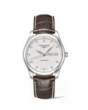 Longines Master Collection Automatic 38.5mm Silver Diamond Dial Brown Leather Strap Watch for Men - L2.755.4.77.3 Buy Now By Longines