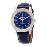 Breitling Navitimer Automatic 38mm Blue Dial Blue Leather Strap Mens Watch - A17325211C1P1 Buy Now By Breitling
