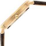 Michael Kors Pyper Quartz Silver Dial Brown Leather Strap Watch For Women - MK2857 Buy Now By Michael Kors