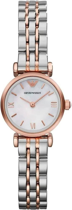 Emporio Armani Mother of Pearl Dial Two Tone Steel Strap Watch For Women - AR1689 Buy Now By Emporio Armani