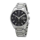 Tag Heuer Carrera Automatic Chronograph Black Dial Silver Steel Strap Watch for Men - CBK2110.BA0715 Buy Now By Tag Heuer