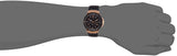 Guess Rigor Analog Black Dial Black Leather Strap Watch For Men - W0040G5 Buy Now By Guess