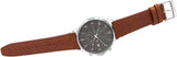 Tommy Hilfiger West Chronograph Grey Dial Brown Leather Strap Watch For Men - 1791710 Buy Now By Tommy Hilfiger