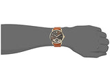 Fossil The Commuter Twist Black Dial Brown Leather Strap Watch for Men - ME1166 Buy Now By Fossil
