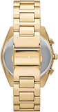 Michael Kors Janelle Chronograph Gold Dial Gold Steel Strap Watch For Men - MK8995 Buy Now By Michael Kors