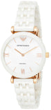 Emporio Armani Ceramica Mother of Pearl Dial White Ceramic Strap Watch For Women - AR1486 Buy Now By Emporio Armani