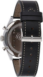 Hugo Boss Pioneer Chronograph Black Dial Black Leather Strap Watch For Men - 1513708 Buy Now By Hugo Boss