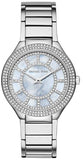 Michael Kors Kerry Mother of Pearl Dial Silver Stainless Steel Strap Watch for Women - MK3395 Buy Now By Michael Kors