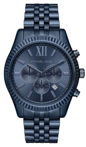 Michael Kors Lexington Chronograph Blue Dial Blue Steel Strap Watch for Men - MK8480 Buy Now By Michael Kors