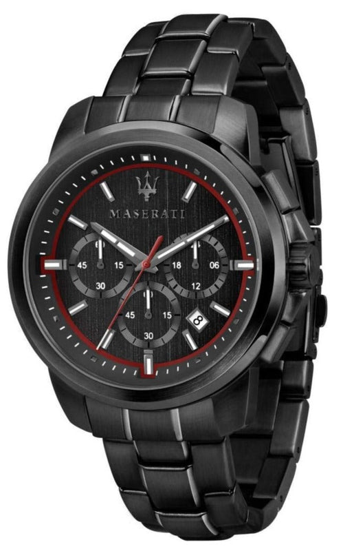 Maserati Successo 44mm Black Dial Black Steel Strap Watch For Men - R8873621014 Buy Now By Maserati