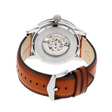 Fossil Townsman Automatic Skeleton Blue Dial Brown Leather Strap Watch for Men - ME3154 Buy Now By Fossil