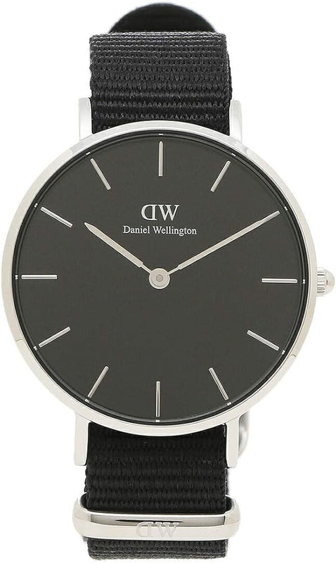 Daniel Wellington Classic Bayswater Black Dial Black NATO Strap Watch For Women - DW00100282 Buy Now By Daniel Wellington