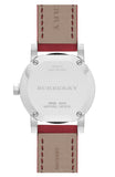 Burberry The City Silver Dial Red Strap Watch for Women - BU9232 Buy Now By Burberry