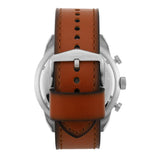 Fossil Bronson Chronograph Green Dial Brown Leather Strap Watch for Men - FS5738 Buy Now By Fossil