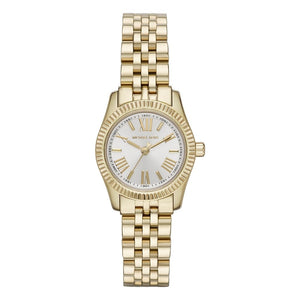 Michael Kors Lexington Quartz Silver Dial Gold Steel Strap Watch For Women - MK3229 Buy Now By Michael Kors