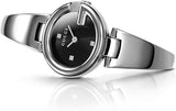 Gucci Guccissima Black Dial Silver Steel Strap Watch For Women - YA134301 Buy Now By Gucci