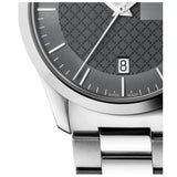 Gucci G Timeless Grey Dial Silver Steel Strap Watch For Men - YA126441 Buy Now By Gucci
