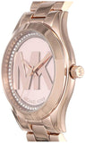 Michael Kors Slim Runway Rose Gold Dial Rose Gold Steel Strap Watch for Women - MK3549 Buy Now By Michael Kors