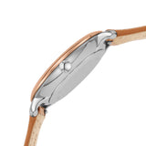 Fossil Jacqueline Three Hand Date Luggage Blue Dial Brown Leather Strap Watch for Women - ES4274 Buy Now By Fossil