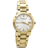 Burberry The City White Dial Gold Steel Strap Watch for Women - BU9103 Buy Now By Burberry