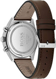 Hugo Boss Champion Grey Dial Brown Leather Strap Watch for Men - 1513815 Buy Now By Hugo Boss