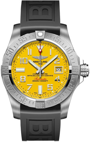 Breitling Avenger II Seawolf Yellow Dial Mens Watch - A1733110/I519/153S Buy Now By Breitling