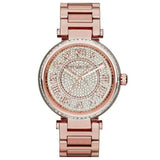 Michael Kors Skylar Rose Gold Dial Rose Gold Steel Strap Watch for Women - MK5868 Buy Now By Michael Kors
