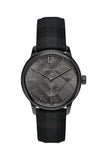 Burberry The Classic Round Horseferry Black Dial Black Leather Strap Watch for Men - BU10010 Buy Now By Burberry