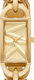 Michael Kors Empire Three Hand Gold Dial Gold Steel Strap Watch For Women - MK7406 Buy Now By Michael Kors