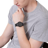 Emporio Armani Renato Chronograph Mother of Pearl Black Dial Black Steel Strap Watch For Men - AR11275 Buy Now By Emporio Armani