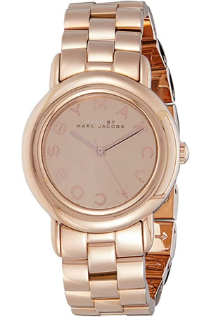 Marc Jacobs Marci Rose Gold Dial Rose Gold Steel Strap Watch for Women - MBM3175 Buy Now By Marc Jacobs