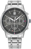 Tommy Hilfiger Kyle Chronograph Grey Dial Silver Steel Strap Watch for Men - 1791632 Buy Now By Tommy Hilfiger