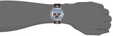 Guess Wafer Analog Blue Dial Brown Leather Strap Watch For Men - W0496G2 Buy Now By Guess