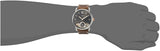Fossil The Commuter Twist Black Dial Brown Leather Strap Watch for Men - ME1165 Buy Now By Fossil
