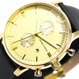 Emporio Armani Gianni Beige Dial Grey Leather Strap Watch For Men - AR0386 Buy Now By Emporio Armani