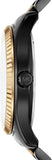 Michael Kors Lexington Quartz Black Dial Two Tone Steel Strap Watch For Men - MK8948 Buy Now By Michael Kors