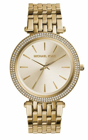 Michael Kors Darci Silver Dial Gold Stainless Steel Strap Watch for Women - MK3191 Buy Now By Michael Kors