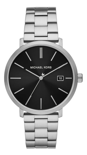 Michael Kors Blake Quartz Black Dial Silver Steel Strap Watch for Men - MK9133 Buy Now By Michael Kors