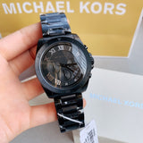 Michael Kors Brecken Chronograph Black Dial Black Steel Strap Watch For Men - MK8482 Buy Now By Michael Kors