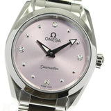 Omega Seamaster Aqua Terra Quartz Purple Dial Silver Steel Strap Watch for Women - 220.10.28.60.60.001 Buy Now By Omega